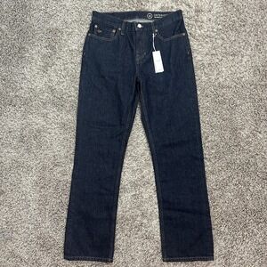 Outerknown S.E.A. Dunes Straight Fit Jeans Mens Size 30x30 Dark Wash Organic NEW